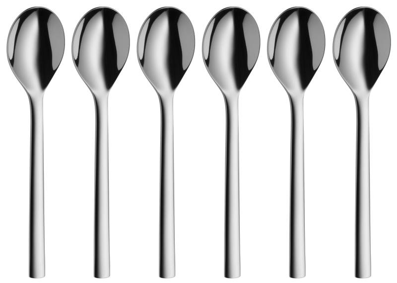 WMF Nuova Kaffeelöffel-Set, 6-teilig in poliertem Edelstahl von WMF