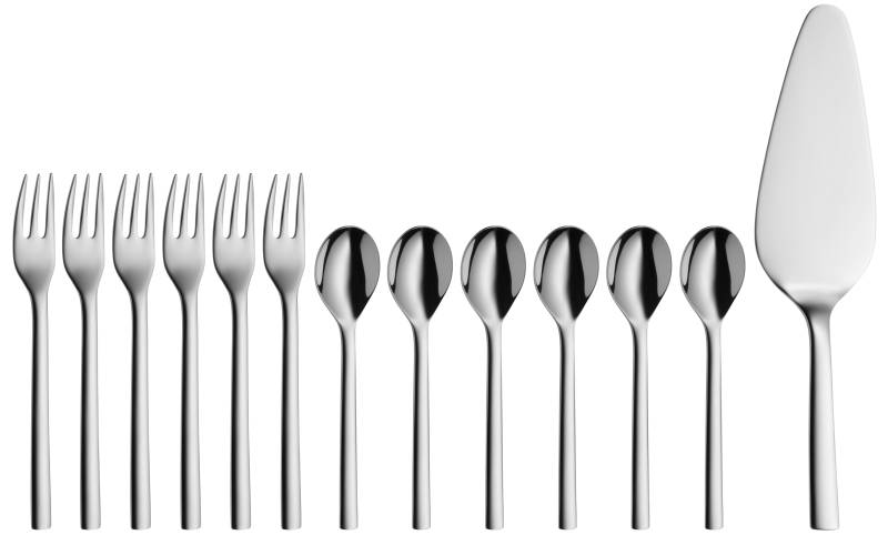 WMF Nuova Kuchenbesteck-Set, 13-teilig in poliertem Edelstahl von WMF