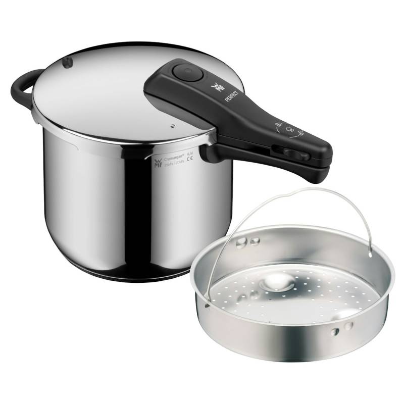 WMF Perfect One Pot Schnelltopf mit Dampfgareinsatz, 6,5 Liter von WMF