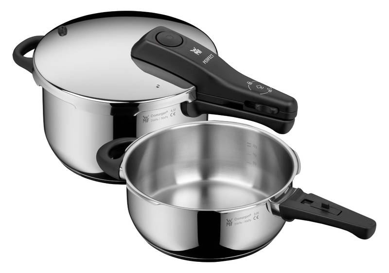 WMF Perfect Schnelltopf 4,5 l + 3,0 in Edelstahl von WMF