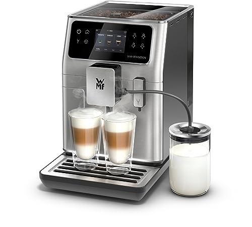 WMF Perfection 680 Kaffeevollautomat mit Milchsystem, 21 Getränkespezialitäten, Double Thermoblock, Edelstahl-Mahlwerk, Nutzerprofil, 0,6l Milchbehälter, Wifi von WMF