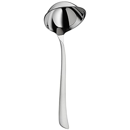 WMF Virginia Suppenkelle 23,5 cm, Saucenlöffel, Schöpflöffel, Schöpfkelle Cromargan protect Edelstahl teilmattiert, kratzbeständig, spülmaschinenfest von WMF