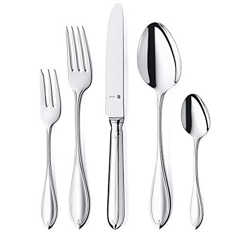 WMF Premiere Besteck Set 12 Personen, Essbesteck 60 teilig, Hohlheftmesser, Cromargan protect poliert, kratzbeständig, spülmaschinenfest von WMF