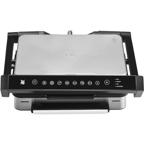 WMF Profi Plus Kontaktgrill Perfection, Elektrogrill 2000 W, 6 Programme, Sensor-Technologie, beschichtete Platten, Panini Grill, edelstahl matt von WMF