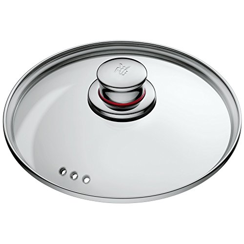 WMF Quality One Topfdeckel 24 cm, Glasdeckel mit Metallgriff, hitzebeständiges Glas, spülmaschinengeeignet von WMF