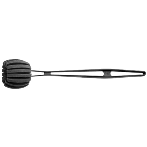 WMF Basic Flaschenbürste lang 41 cm, Reinigungsbürste mit 6 weichen Reinigungsschwämmen, für Gläser, Karaffen, Dekanter, Flaschenreiniger von WMF