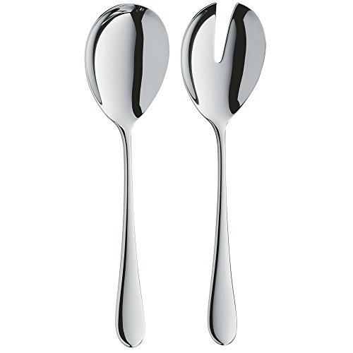 WMF Merit Salatbesteck Edelstahl 23,4 cm, Salatgabel, Servierlöffel, Cromargan protect Edelstahl poliert, kratzbeständig, spülmaschinenfest WMF Merit Salatbesteck Edelstahl 23,4 cm, Salatgabel, Servierlöffel, Cromargan protect Edelstahl poliert, kratzbeständig, spülmaschinenfest von WMF