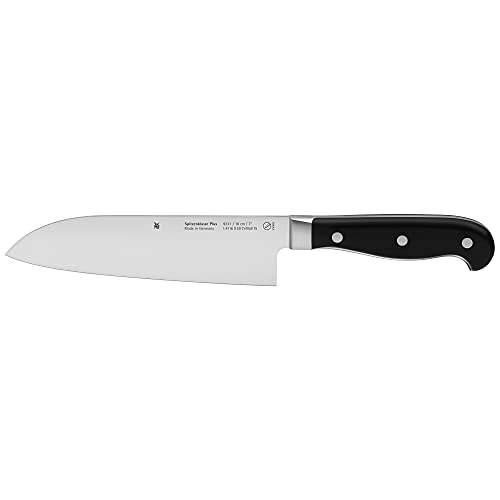 WMF Spitzenklasse Plus Santoku Messer 32 cm, Küchenmesser, Made in Germany, Messer geschmiedet, Performance Cut, Spezialklingenstahl, Klinge 18 cm von WMF