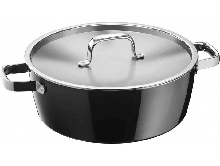 WMF Schmortopf Fusiontec Aromatic, Fusiontec (mit Deckel, 1-tlg., 28 cm), Made in Germany, High-Tech Keramik, kratzfest von WMF