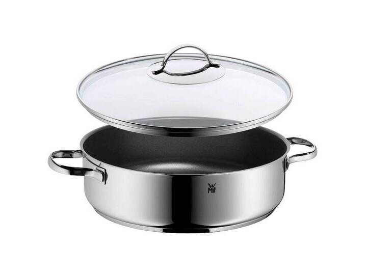 WMF Schmortopf Servierschmorpfanne 28 cm, silberfarben von WMF