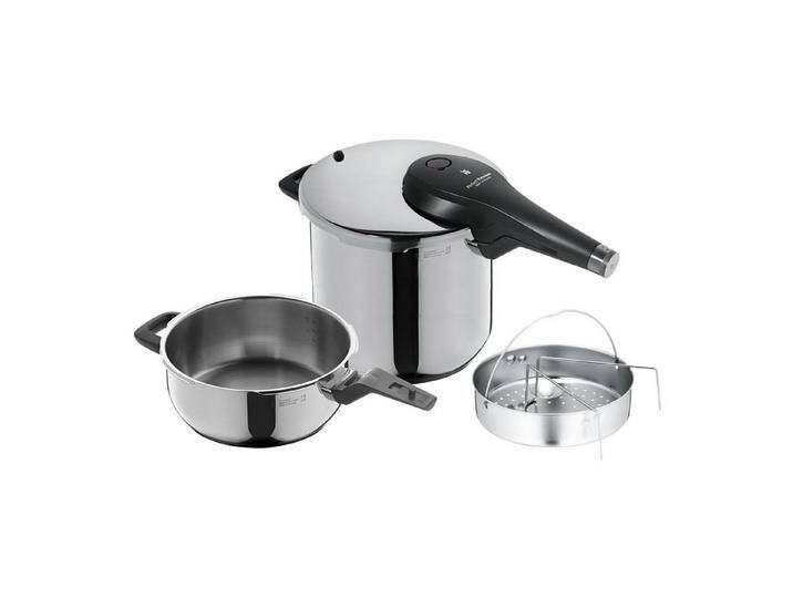 WMF Schnellkochtopf, Cromargan® Edelstahl rostfrei 18/10, One Pot, silberfarben von WMF