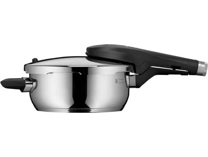 WMF Schnellkochtopf Perfect Premium, Cromargan® Edelstahl rostfrei 18/10 (1x Dampf-/ Druckkochtopf ohne Einsatz (Volumen 3,0l, Ø 22 cm) mit Deckel und Dichtungsring, 1-tlg., 1x Dampf-/ Druckkochtopf ohne Einsatz mit Deckel und Dichtungsring) von WMF