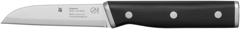 WMF Sequence Gemüsemesser, 9 cm in Edelstahl/schwarz von WMF