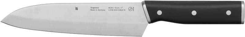 WMF Sequence Santoku-Messer 18 cm in Edelstahl/schwarz von WMF