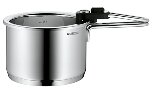 WMF Simmertopf induktion mit Temperaturanzeige 1,5l, Milchtopf Induktion, Wasserbadkocher herausnehmbaren Einsatz, Cromargan Edelstahl von WMF
