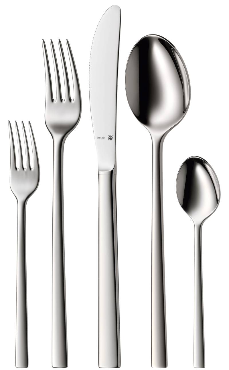 WMF Sonic Besteck-Set, 30-teilig, Cromargan protect® in poliertem Edelstahl von WMF