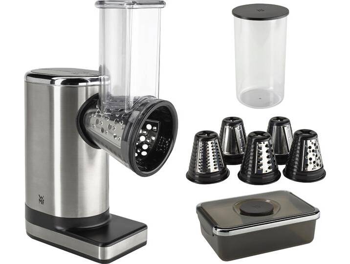 WMF Standmixer Salatbereiter Salat-to-go , grau (cromarganmatt), B:18,5cm H:29cm T:8,5cm, Zerkleinerer von WMF
