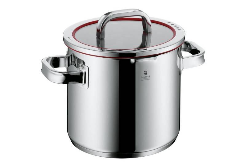 WMF Suppentopf Function 4, Cromargan® Edelstahl rostfrei 18/10 (1-tlg., 1x Gemüsetopf mit Deckel 20 cm (Volumen 5,3l, Höhe 17,5 cm), - optimal für Herdplatten mit Ø 18 cm von WMF