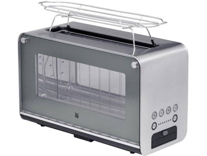 WMF TOASTER Lono, Metall, 20x32.6x41 cm, Krümelschublade, Brötchenaufsatz, Auftaufunktion, Schnellstoppfunktion, automatische Zentrierung der von WMF