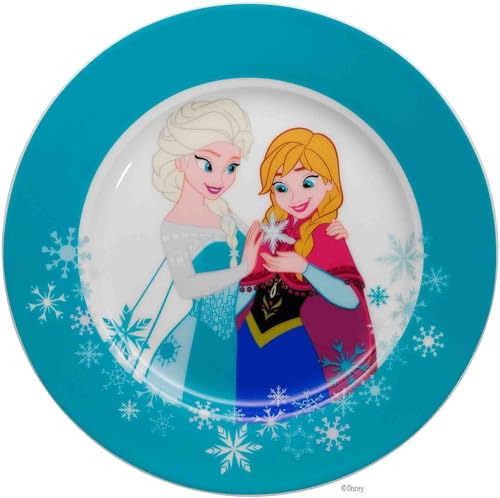 WMF Disney Frozen Kindergeschirr Kinderteller 19 cm, Porzellan, spülmaschinengeeignet, farb- und lebensmittelecht von WMF