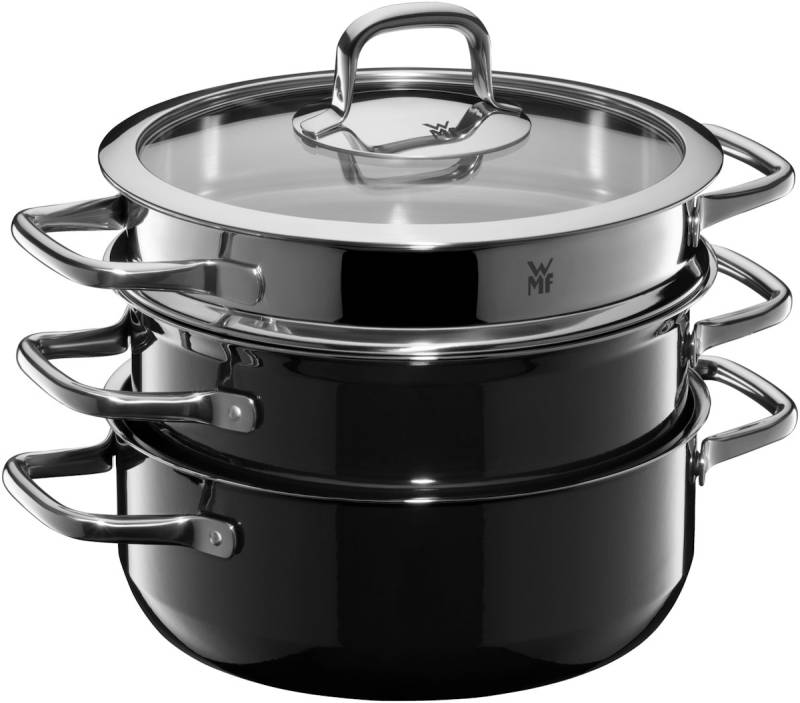 WMF Topf-Set Fusiontec Compact Black 3-tlg. von WMF
