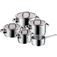 WMF Topf-Set "Function 4", Cromargan Edelstahl Rostfrei 18/10, (Set, 5 tlg., 1 Bratentopf 20cm, je 1 Fleischtopf 16/20/24cm, 1 Stielkasserolle 16cm) von WMF