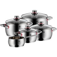 WMF Topf-Set "Quality One", Cromargan Edelstahl Rostfrei 18/10, (Set, 5 tlg., Bratentopf Ø 20 cm, Fleischtopf Ø 16/20/24 cm, Stielkasserolle Ø 16 cm) von WMF