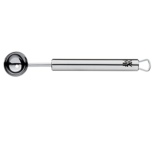 WMF Profi Plus Melonenausstecher Kugeln 15 cm, Kugelausstecher mit Ablaufloch, kleiner Portionierer, Cromargan Edelstahl teilmattiert WMF Profi Plus Melonenausstecher Kugeln 15 cm, Kugelausstecher mit Ablaufloch, kleiner Portionierer, Cromargan Edelstahl teilmattiert von WMF