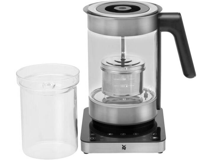 WMF Wasser-/Teekocher Lumero , silber (edelstahlfarben), B:23,8cm H:26,9cm T:21cm, Teeautomaten von WMF