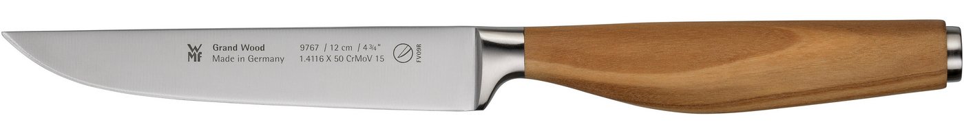 WMF Zubereitungsmesser Grand Wood, 12 cm, Olivenholzgriff, handgeschmiedeter Spezialklingenstahl WMF Zubereitungsmesser Grand Wood, 12 cm, Olivenholzgriff, handgeschmiedeter Spezialklingenstahl von WMF