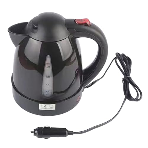 1000 ml Elektroauto Kettle mit Auto-Absperrung for Tee Kaffeemilch (schwarz 24 V) von WMFASBAG
