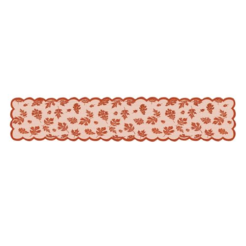 13 x 72 Zoll Ahornblätter Tischläufer Ahornblatt Spitzen Tisch Flagge Thanksgiving Maple Blatt Tisch Runner for Dining Home Party Harvest Festival von WMFASBAG