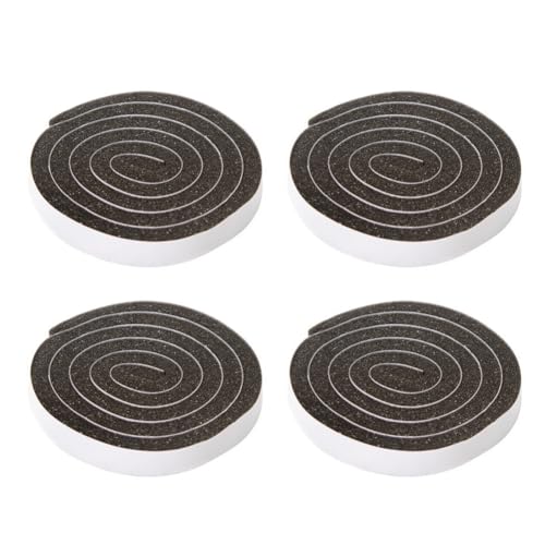 4 Rollen 1m Wetterstrippentür Siegel Streifen 1,5 cm breit x 1 cm dicker selbstklebender Schaumband Schalldichtes Weather -Streifen for Fenster und Tür 4 Rollen 1m Wetterstrippentür Siegel Streifen 1,5 cm breit x 1 cm dicker selbstklebender Schaumband Schalldichtes Weather -Streifen for Fenster und Tür von WMFASBAG