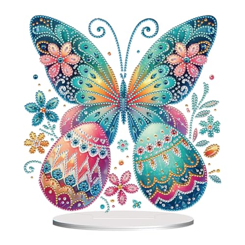 Acryl Special Form Ostereier Diamant Malmalerei Desktop -Dekore von WMFASBAG
