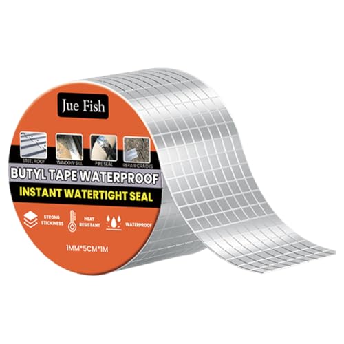 Aluminiumfolie Klebeband wasserdichtes Butylverdichtungsband Aluminiumfolie Butyl Gummi -Klebeband for RV Reparaturfensterboot und Rohrdichtung Aluminiumfolie Klebeband wasserdichtes Butylverdichtungsband Aluminiumfolie Butyl Gummi -Klebeband for RV Reparaturfensterboot und Rohrdichtung von WMFASBAG
