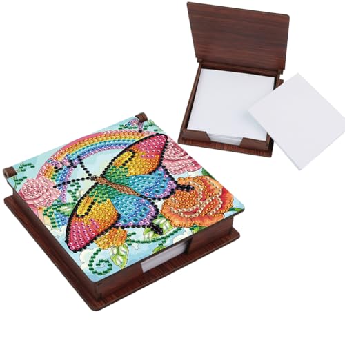 Bouquet Notocard Box Edelsteinkunst Sticky Note Halter for DIY -Kunst von WMFASBAG