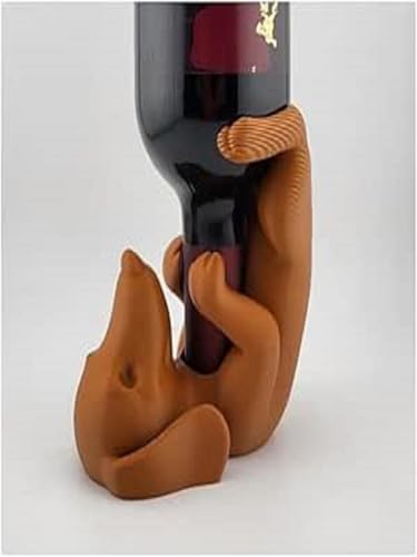 Dachshund Weinflaschenhalter Weinflasche Ständer Dekorative Arbeitsplatte Weinflaschenhalter Küche Weinorganisator for Home Kitchen Bar Dachshund Weinflaschenhalter Weinflasche Ständer Dekorative Arbeitsplatte Weinflaschenhalter Küche Weinorganisator for Home Kitchen Bar von WMFASBAG