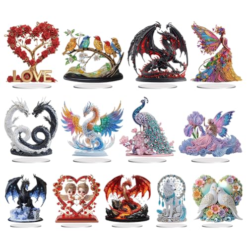 Dragon Special Form 5D DIY Diamanten-Malerei Tischlackkit Tischdekoration von WMFASBAG