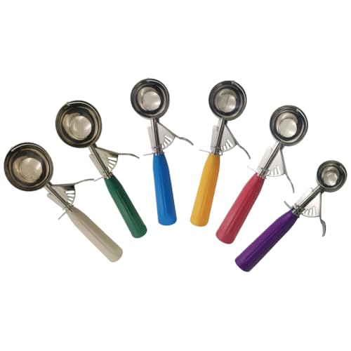 Edelstahl-Eiskugel-Schaufel rostsicherer Eiscreme Bagger mit Trigger-Eislöffel for Wassermelonenfrüchte von WMFASBAG