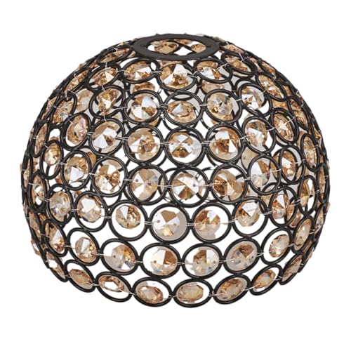 Kristalllampenschatten Metall Round Hohllampenschirm Outdoor Camping Lantern Schatten Dekorative Lampenschirm for GZ Campinglicht von WMFASBAG