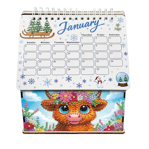 WMFASBAG 2026 Kalender Malerei Kit Yak Art Desk Kalender von WMFASBAG