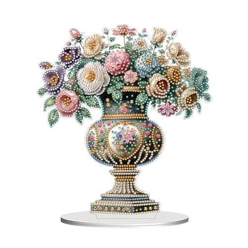 WMFASBAG 2D Flache Vase DIY Desktop Kunst Kit – Malerei & Dekoration von WMFASBAG