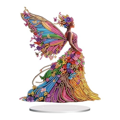 WMFASBAG 2D Flat Fairy DIY Desktop Art Kit doppelseitig for Schlafzimmer Tischdekoration von WMFASBAG