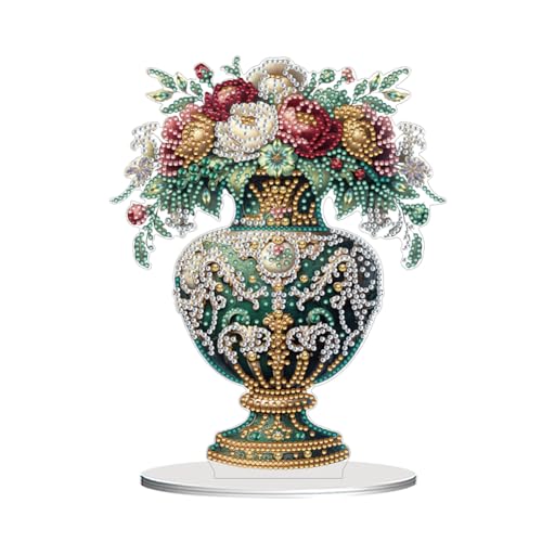 WMFASBAG 2D Flat Vase DIY Desktop Art Kits Malerei Desktop Ornamente Kit Kit von WMFASBAG
