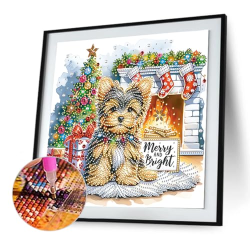 WMFASBAG 30 x 30 cm Weihnachtsfest 5d DIY Special Form Crystal Partial Malerei Kit von WMFASBAG