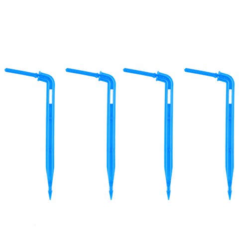 WMFASBAG 50pcs Bend Dripper Micro Tropfbewässerungskit for 3mm Schlauch Biegung Pfeil Emitter Garten Wasser sparen Mikro -Tropfer von WMFASBAG
