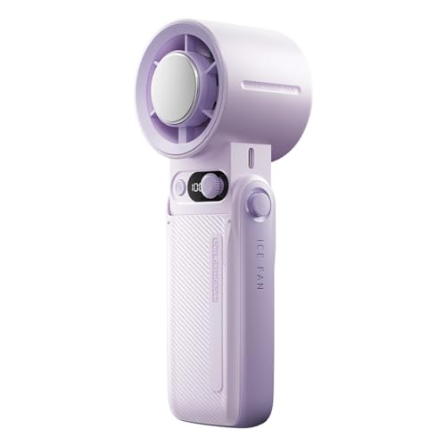 WMFASBAG 6000 mA Handheld -Lüfter wiederaufladbarer Mini -Fan for Schlafzimmer zu Hause und Büro (lila) von WMFASBAG