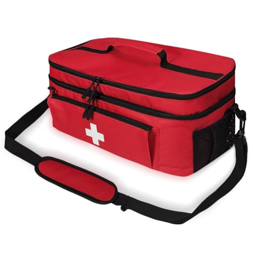 WMFASBAG Flaschen Organizer mit abschließbaren Reißverschluss -Reisen -Notfall -Kit leerer Medikamenten Organizer Medikamente Reisekoffer for Heimreise WMFASBAG Flaschen Organizer mit abschließbaren Reißverschluss -Reisen -Notfall -Kit leerer Medikamenten Organizer Medikamente Reisekoffer for Heimreise von WMFASBAG