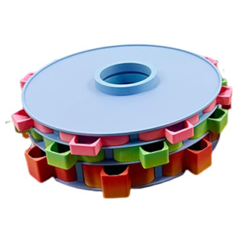 WMFASBAG Rotierende Diamantmalerei -Tablett Organisator 3D -Druck Diamant Art Tablett (blau) von WMFASBAG