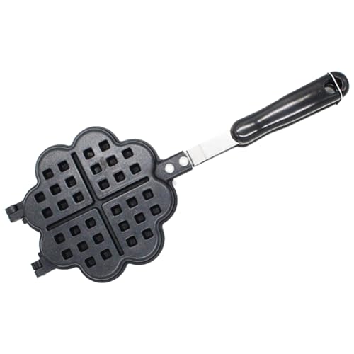 WMFASBAG Sandwich Toaster Frühstück Frittierpfanne Nicht-Schicht Aluminiumlegierung Waffel Pfannkuchen Backgrill Ofen Schimmel Liebe Herz Form Frühstück Waffelform Mini Waffle Pot Egei Kuchen Ofen von WMFASBAG